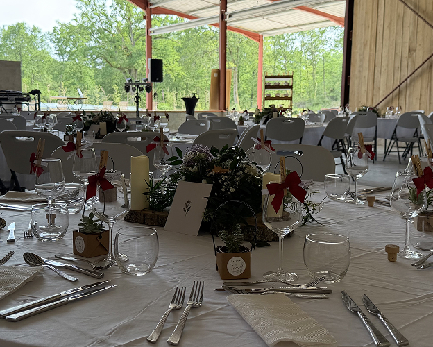 Organisation de réception et cocktail de mariage à Pierrefitte-sur-Sauldre, près de Salbris (41)